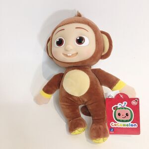 Cocomelon JJ Monkey Costume 8" Plush Doll Soft‎ Body Plastic head New with tag